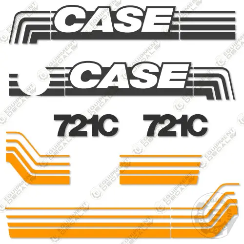 Fits Case 721C Decal Kit Wheel Loader 1