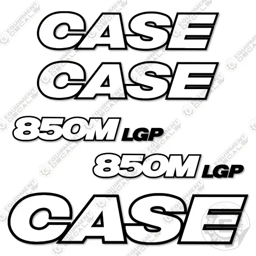 Fits Case 850M Lgp Decal Kit Dozer - 3M Reflective! 1