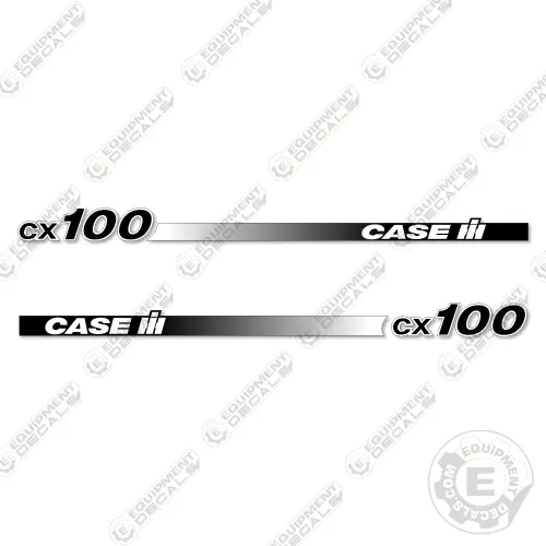 Fits Case Cx100 Decal Kit Tractor (Straight Stripes) 1