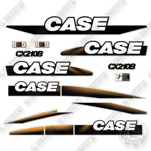 Fits Case Cx210b Decal Kit Hydraulic Excavator 1