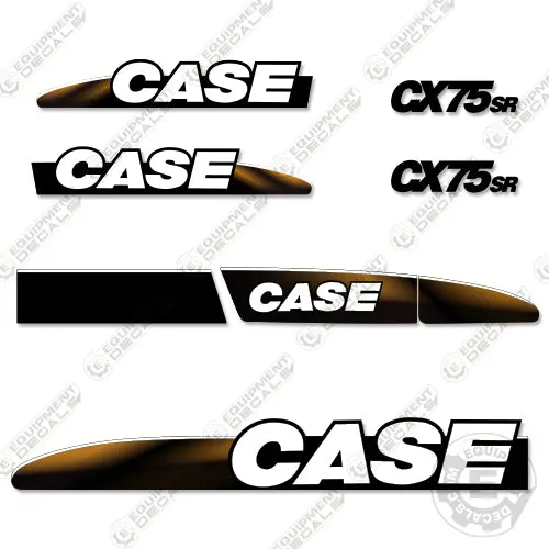 Fits Case Cx75sr Decal Kit Excavator 1