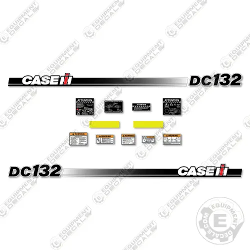 Fits Case Dc132 Decal Kit Mower Conditioner 1