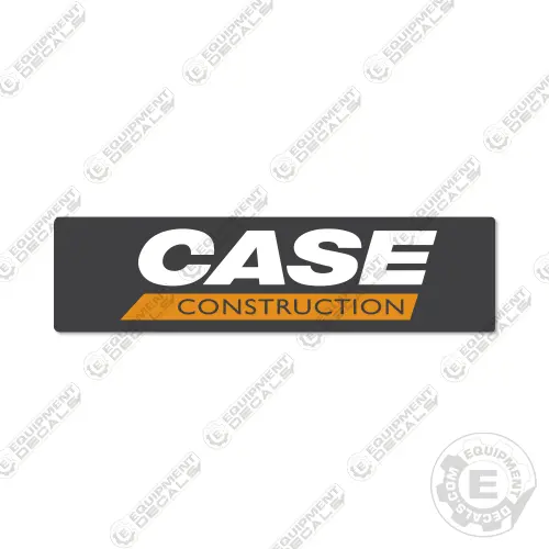 Fitscase Skid Steer Front Decal "Case Construction" 1