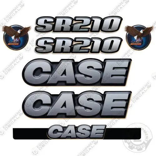 Fits Case Sr-210 Skid Steer Loader Equipment Decals Sr 210 1