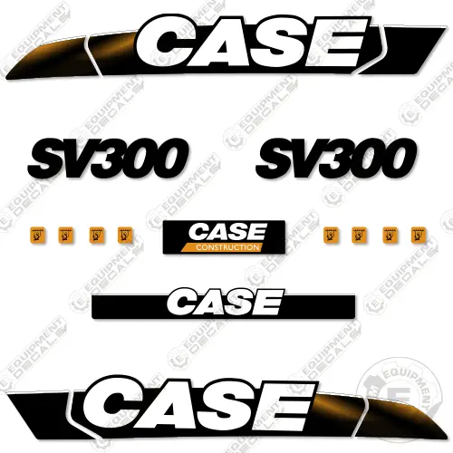 Fits Case Sv-300 Decal Kit Skid Steer Loader - 3M Reflective Vinyl! - 2011 1