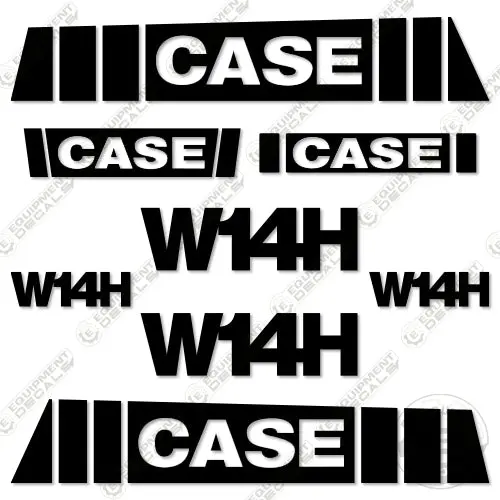 Fits Case W14h Decal Kit Wheel Loader 1