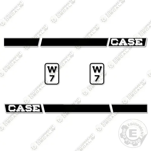 Fits Case W7 Decal Kit Wheel Loader 1