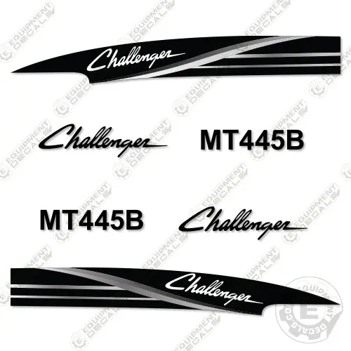 Fits Challenger Mt445b Decal Kit Tractor (Silver Version) 1