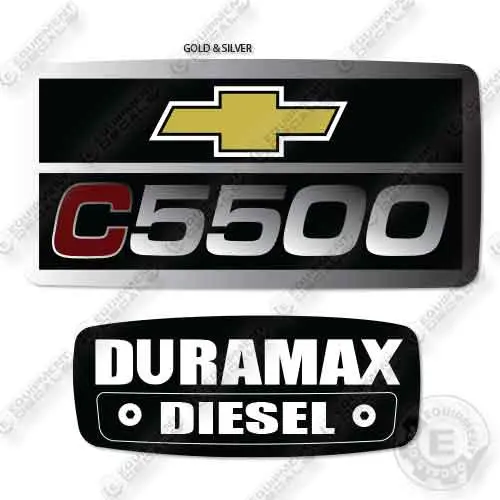 Fits Chevy C5500 Decal Kit Work Truck 1