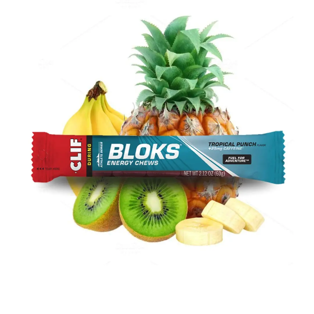 Clif Shot Bloks Energy Chews - Tropical Punch 1
