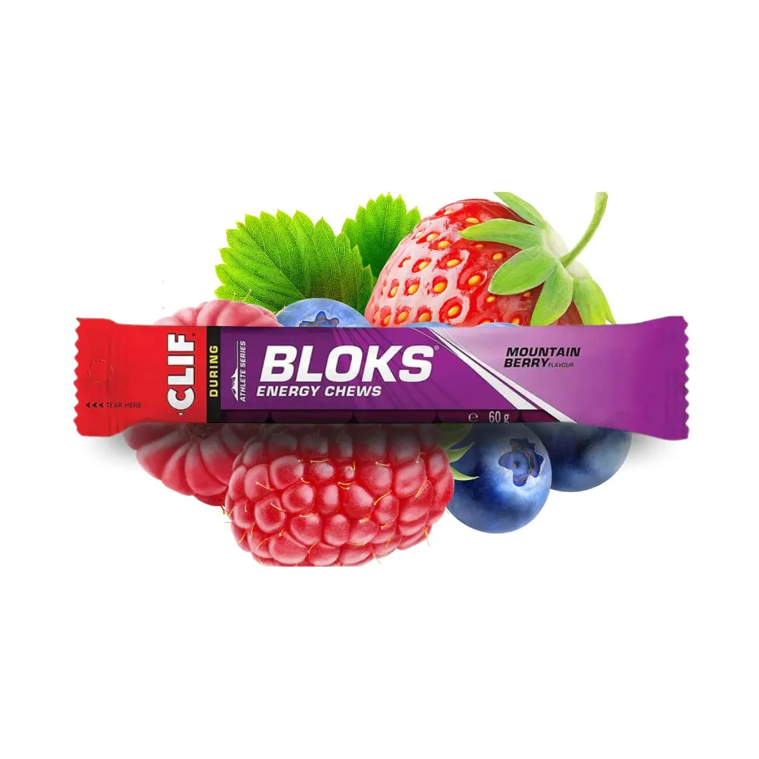 Clif Shot Bloks Energy Chews - Mountain Berry 1