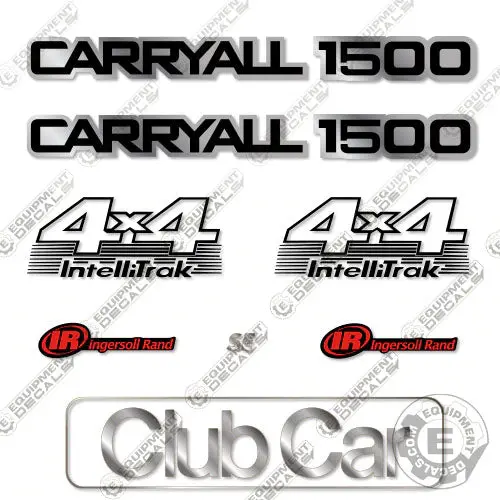 Fits Clubcar Carryall 1500 Decal Kit Utility Vehicle 1