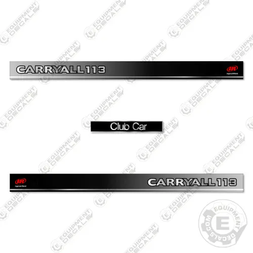Fits Club Car Carryall 113 Decal Kit Golf Cart 1