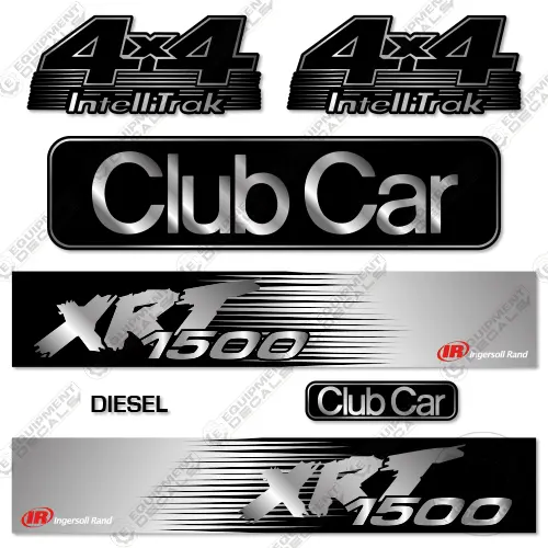 Fits Clubcar Carryall Xrt 1500 Decal Kit Utility Vehicle 1