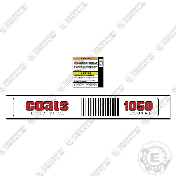 Fits Coats 1050 Decal Kit Wheel Balancer 1
