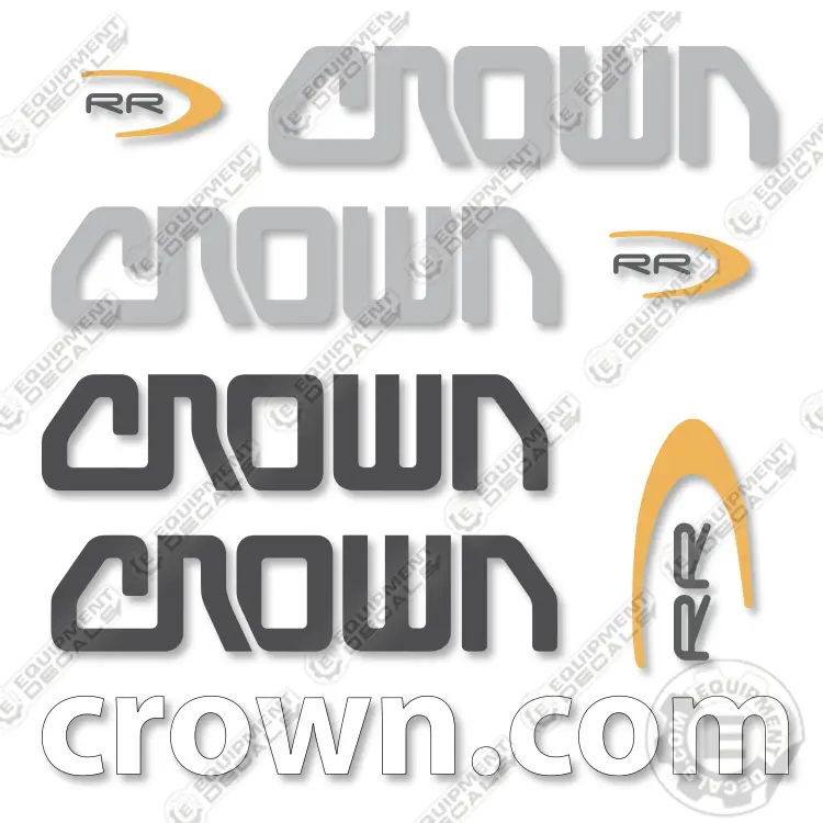 Fits Crown Rr5700 Decal Kit Forklift 1