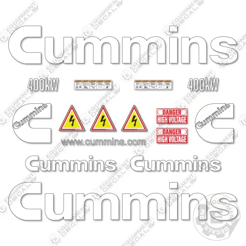 Fits Cummins 400Kw Decal Kit Generator 1