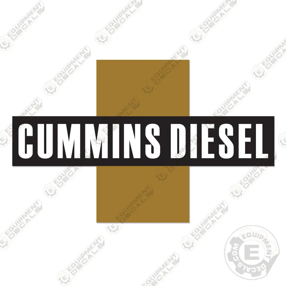 Fits Cummins Diesel Logo Decal 1