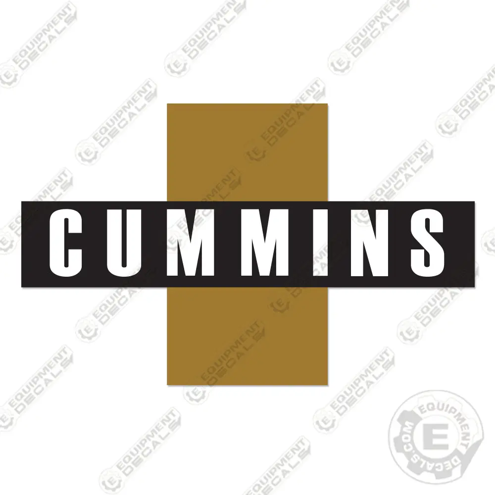 Fits Cummins Logo Decal 1