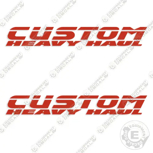 Fits Custom Heavy Haul Decal Kit Trailer 26" Wide 1