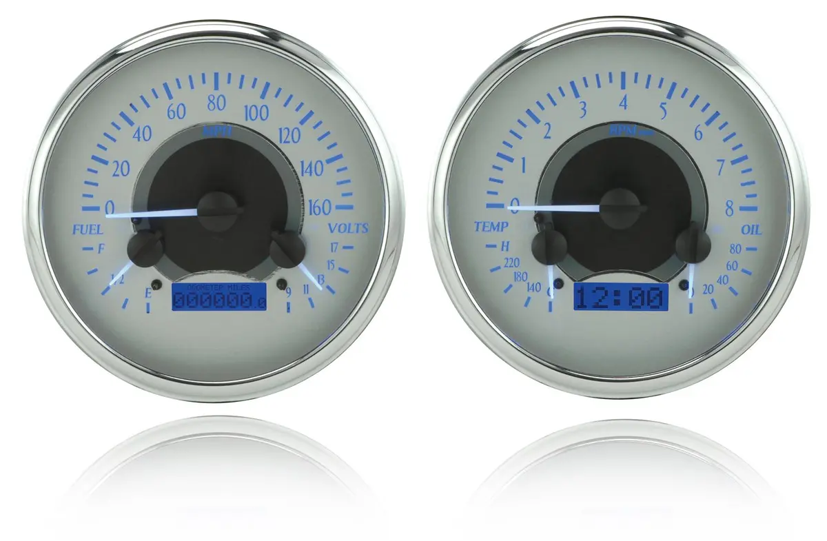Dakota Digital Vhx-47C-Pu-S-B Analog Gauge System – Direct-Fit Installation 1