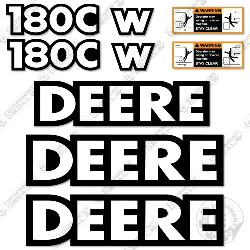 Fits Deere 180Cw Decal Kit Excavator 1
