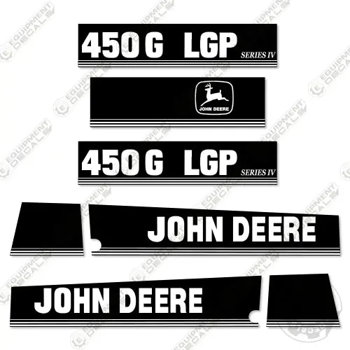 Fits John Deere 450G Lgp Series 4 Crawler Tractor Dozer Decal Kit 1