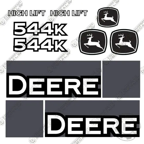 Fits John Deere 544K High Lift Wheel Loader Decal Kit 1