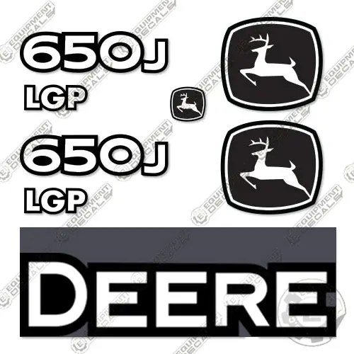 Fits John Deere 650J Lgp Dozer Crawler Decal Kit 1