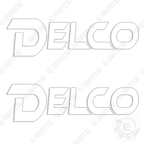 Fits Delco Trailer Decal Kit 20" Wide 1