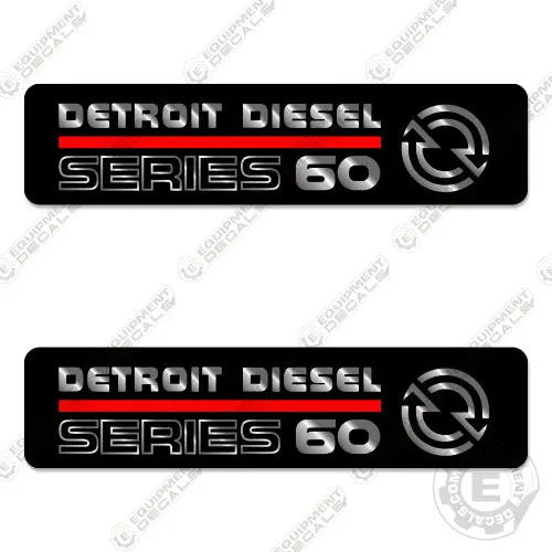 Fits Detroit Diesel 60 Series Decal Kit Engine 1