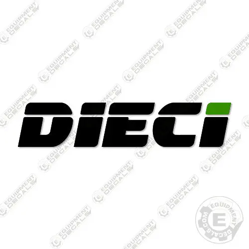 Fits Dieci Logo Decal Kit (25" 1