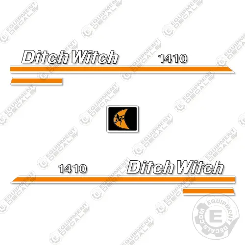 Fits Ditch Witch 1410 Decal Kit Tractor 1