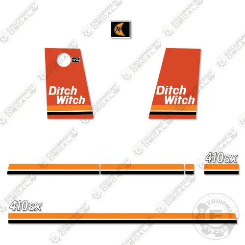 Fits Ditch Witch 410Sx Decal Kit Trencher Plow 1