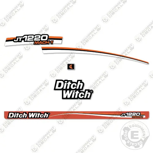 Fits Ditch Witch Jt1220 Mach 1 Decal Kit Directional Drill 1
