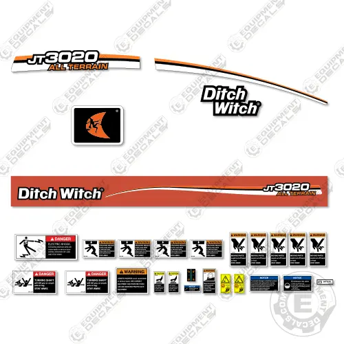 Fits Ditch Witch Jt3020 All Terrain Decal Kit Directional Drill 1