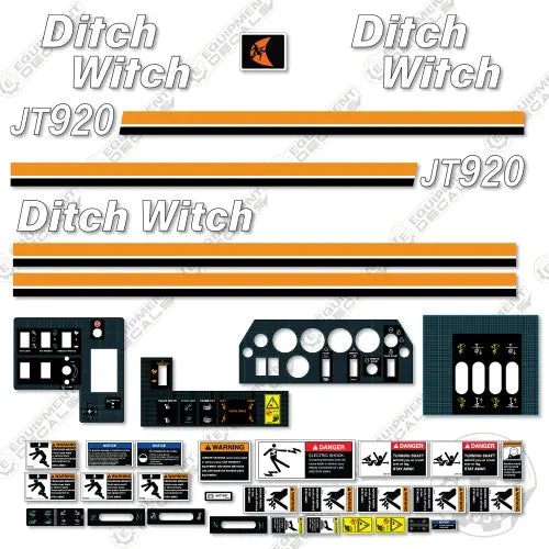 Fits Ditch Witch Jt920 Decal Kit Directional Drill Newer 1