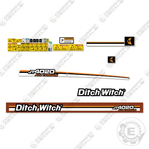Fits Ditch Witch Jt4020 All Terrain Decal Kit Directional Drill 1