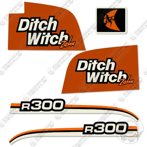 Fits Ditch Witch R300 Decal Kit Tool Carrier 1