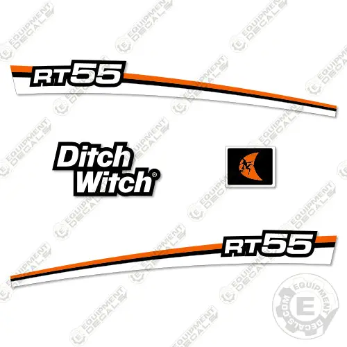 Fits Ditch Witch Rt-55 Decal Kit Trencher 1