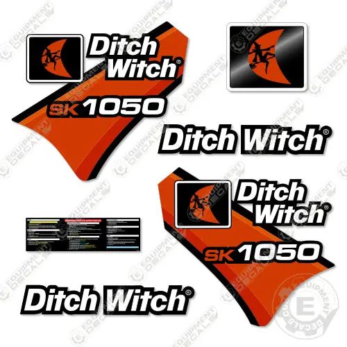 Fits Ditch Witch Sk1050 Decal Kit Standing Skid Steer 1