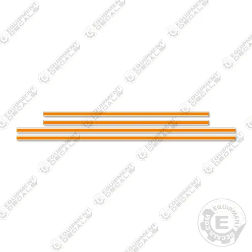 Ditch Witch Stripe Decal Kit Tractor 1