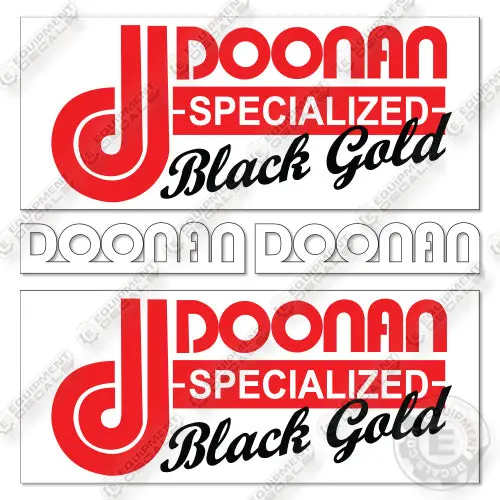 Fits Doonan Blackgold Trailer Logos Decal Kit Trailer 1