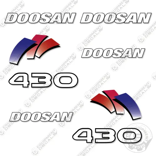 Fits Doosan 430 Decal Kit Skid Steer 1