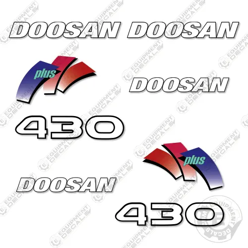 Fits Doosan 430 Plus Decal Kit Skid Steer 1