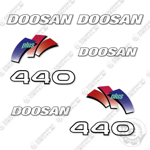 Fits Doosan 440 Plus Decal Kit Skid Steer 1