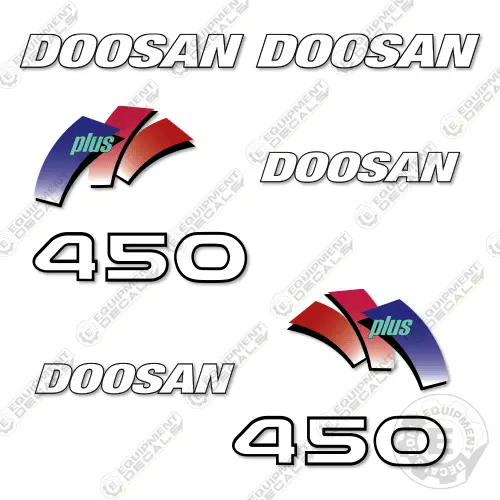 Fits Doosan 450 Plus Decal Kit Skid Steer 1