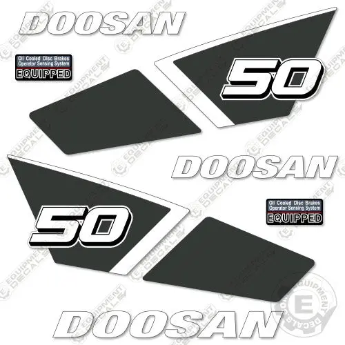 Fits Doosan D50c-9 Decal Kit Forklift 1