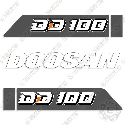 Fits Doosan Dd100 Dozer Decal Kit 1