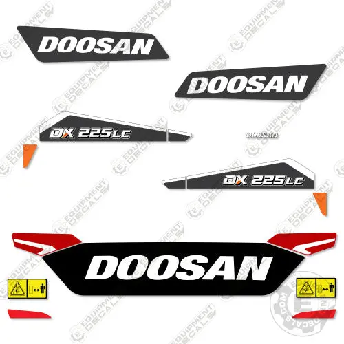 Fits Doosan Dx255lc-7M Decal Kit Excavator 1